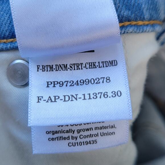 Everlane Denim Cheeky Jean Sky Blue Wash size 35 Short 35 - Picture 8 of 9